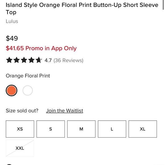 NWT Lulus Island Floral Button Up Top Small - Picture 2 of 8